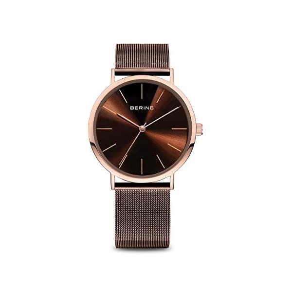 ベーリング ビジネス腕時計 メンズ ベーリング 腕時計 ウォッチ BERING 13436-265 メンズ 男性用 クォーツ BERING Men's Stainless Steel Quartz Watch, Brown, 18 (Model: 13436-265) 北欧デザイン スカンジナビアデザイン