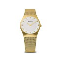 x[O rv EHb` BERING 11927-334 fB[X p NH[c BERING Women's Quartz Watch with Stainless Steel Strap, Gold, 18 (Model: 11927-334) kfUC XJWirAfUC