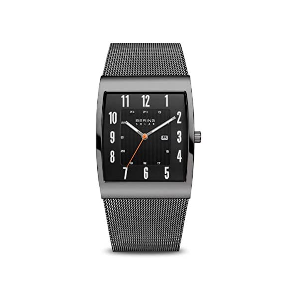 Rakuten - ベーリング 腕時計 ウォッチ BERING 16433-377 メンズ 男性用 ソーラー電池 太陽電池 BERING Men's Solar Powered Watch with Stainless Steel Strap, Grey, 29 (Model: 16433-377) 北欧デザイン スカンジナビアデザイン