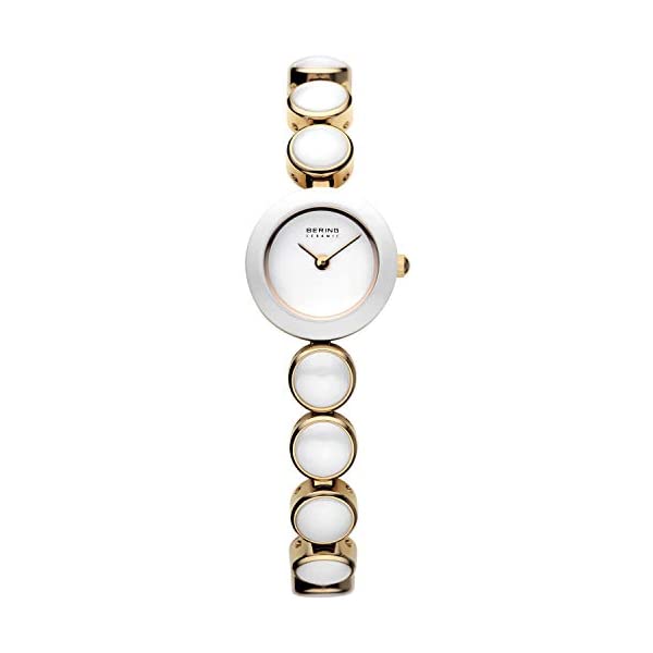 ベーリング 腕時計 ウォッチ BERING 33220-751 レディース 女性用 Bering Time 33220-751 Ladies White and Gold Ceramic Watch 北欧デザイン スカンジナビアデザイン