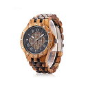 ビーウェル BEWELL ウッドウォッチ 木製腕時計 BEWELL Men Wooden Watch Quartz Movement Roman Numeral...