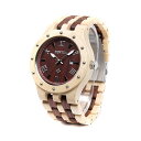 ビーウェル BEWELL ウッドウォッチ 木製腕時計 メンズ 男性用 109A-MPRD-ZS Bewell Men's Wooden Watches Handmade Date Display Analog Quartz Luminous Wristwatch