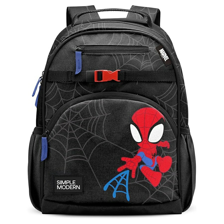樂天商城 - マーベル スパイダーマン スパイディ グッズ バックパック リュック バッグ プレゼント ギフト キッズ シンプルモダンなミディアム 幼児用 女の子 男の子 幼稚園 小学生 フレッチャーコレクション 15インチ Simple Modern Medium Marvel Toddler