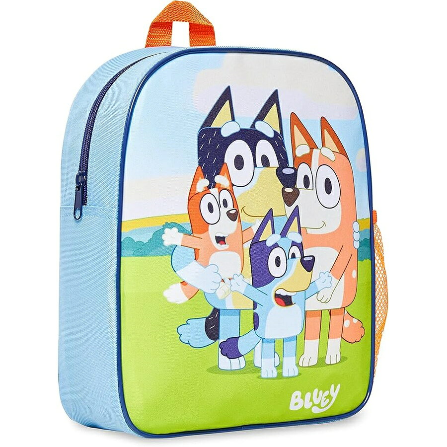 ブルーイー グッズ バックパック リュック バッグ プレゼント ギフト キッズ ミニ 子供用 幼児用 小さな 11.5x9インチ 調節可能なストラップ付き 旅行 ピクニック Bluey Mini Backpack for Kids Toddlers, Small Bag 11.5x9 in with Adjustable Straps for