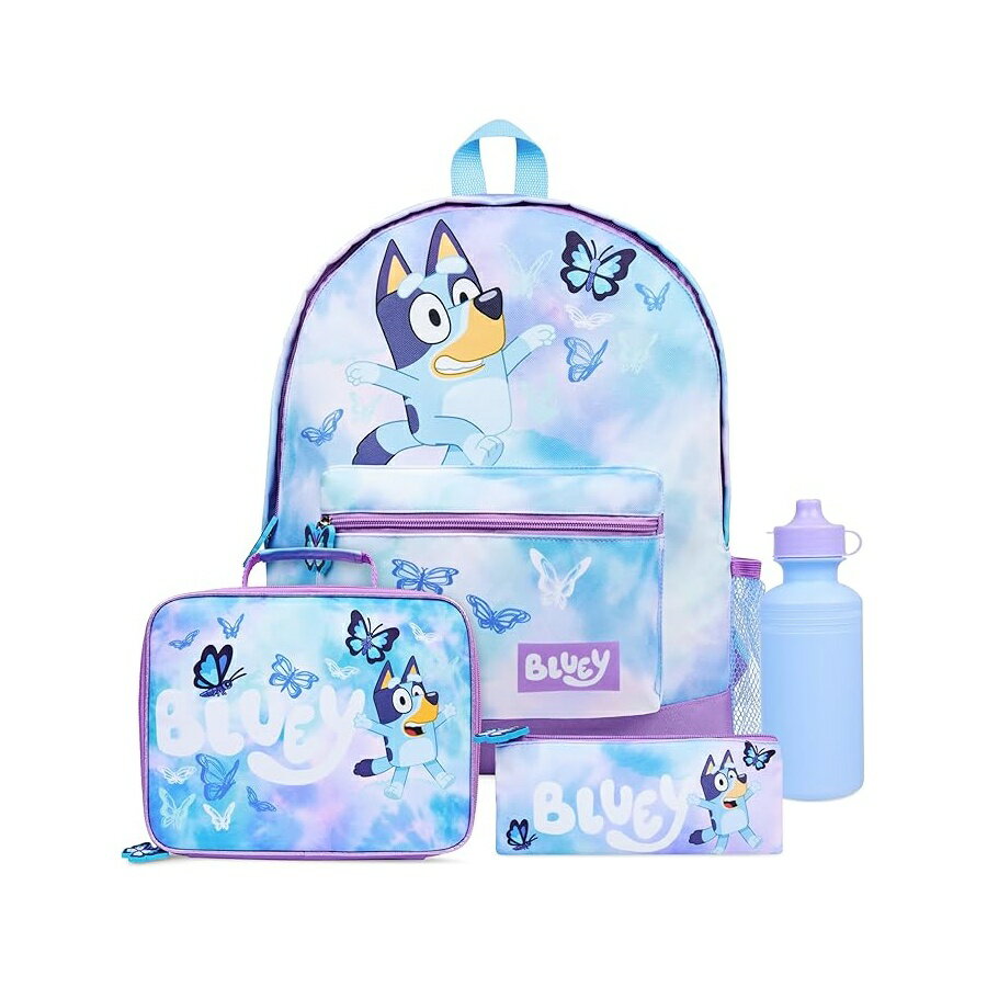 他の ブルーイー はこちら Bluey Backpack Set 4 Pcs with Water Bottle Pencil Case Modern Lunch Bag or Sports Gym Drawstring Bag Gifts for Kids ButterflyBluey バックパックセット 4 個 ウォーターボトル鉛筆ケース付き モダンランチバッグまたはスポーツジム巾着バッグ 子供へのギフト バタフライ発送までの目安5〜15日　営業日以内に発送※12月、連休等は物流が混雑し、遅延する場合がございます。予めご了承ください。 商　品　情　報 メーカー William Lamb 商品名（英語） Bluey Backpack Set 4 Pcs with Water Bottle Pencil Case Modern Lunch Bag or Sports Gym Drawstring Bag Gifts for Kids Butterfly 商品名（翻訳） Bluey バックパックセット 4 個 ウォーターボトル鉛筆ケース付き モダンランチバッグまたはスポーツジム巾着バッグ 子供へのギフト バタフライ 商品詳細 ・子供向けオールインワン旅行の必需品 - この Bluey バックパック 4 点セットには、バックパック、ペンケース、ウォーターボトル、お好みのランチバッグまたはスポーツバッグが含まれており、毎日の使用、週末の旅行、お泊りなどに最適です。・外出先でも水分補給を維持 - 小さな手に適したサイズの再利用可能な Bluey ウォーターボトルが含まれています。旅行やお出かけ、アクティブな日にぴったりです。子供用ウォーターボトルや旅行用ウォーターボトルとして信頼できるオプションです。・毎日の冒険に適した軽量で広々とした ? 子供用バックパックには、本、スナック、衣類、ギアを収納できます。幼児用バックパック、ミニ バックパック、または日常用バッグのシンプルなオプションです。・簡単で楽しい食事時のパッキング - ニーズに合わせて Bluey ランチ バッグまたはジム バッグからお選びください。食事を整理整頓し、かわいいウォーターボトルとの相性も抜群です。・必要なものを簡単に整理 ? ペン、鉛筆、小物を収納できるお揃いの筆箱が付属しています。整理整頓が好きなお子様に便利な鉛筆ポーチまたは鉛筆バッグです。 ※メーカーより頂いた商品説明を翻訳しております。翻訳による差異はご了承ください。 ◆ 様々なギフトシーンにぴったりの商品を豊富に取り揃えております ◆ プレゼント　ギフト　クリスマス　母の日　父の日　記念日　誕生日　お誕生日　誕生日プレゼント　敬老の日　記念品　結婚記念日　メモリアルギフト　お祝い　出産祝い　結婚式　結婚祝い　御祝　披露宴　引き出物　引出物　ウェディングギフト　ブライダルギフト　景品　賞品　コンペ景品　ゴルフコンペ　粗品　お中元　御中元　お歳暮　御歳暮　残暑見舞い　引越し　引っ越し祝い　引越し祝い　贈答品　入園祝い　入学祝い　卒業祝い　成人式　就職祝い　昇進祝い　定年退職記念　還暦祝い　卒業記念品　内祝　お返し　お礼　御礼　お祝い返し