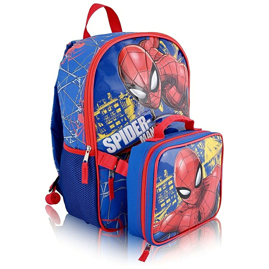 他の 人気商品 はこちら Marvel Spiderman Backpack With Lunch Box for Boys | Spiderman Insulated Lunch Bag Lunch Box for Boys, Girls, Toddlers | Spider-Man Backpack for Schoolマーベル スパイダーマン バックパック ランチボックス付き 男の子用 |スパイダーマン 断熱ランチバッグ ランチボックス 男の子、女の子、幼児用 |学校用スパイダーマン バックパック発送までの目安5〜15日　営業日以内に発送※12月、連休等は物流が混雑し、遅延する場合がございます。予めご了承ください。 商　品　情　報 メーカー Fast Forward 商品名（英語） Marvel Spiderman Backpack With Lunch Box for Boys | Spiderman Insulated Lunch Bag Lunch Box for Boys, Girls, Toddlers | Spider-Man Backpack for School 商品名（翻訳） マーベル スパイダーマン バックパック ランチボックス付き 男の子用 |スパイダーマン 断熱ランチバッグ ランチボックス 男の子、女の子、幼児用 |学校用スパイダーマン バックパック 商品詳細 ・スパイダーマンバックパックセット：スウィップ！すべてのスパイダーマン ファンに最適な、公式ライセンスを取得したスパイダーマン バックパック セットで、アクションに出発する準備をしましょう。この 16 インチのマーベル スパイダーマン バックパックは、お気に入りのウェブを投げるヒーローの電撃的な精神を捉えています。サイズは 12.5 x 5 x 16 インチで、ウォーターボトルまたはウェブ液の缶を収納できる 2 つのメッシュ サイド ポケットと、ウェブタッチで取り付け可能なランチボックスが含まれています。学校、冒険、または悪役との戦いに最適な究極のスパイダーマン バックパックです。・16 インチの小学校用バックパック: 小学校向けにデザインされています。スーパーヒーローを念頭に置いたこのスパイダーマン ブックバッグには、スパイダー ガジェット、ノート、学用品を収納できる広々としたメイン コンパートメントがあり、素晴らしい赤いメッシュのサイド ポケットで水筒に素早くアクセスでき、ウェブを投げる日のためにギアを整理できます。このバックパックは、男の子だけでなく、学校生活をスタイリッシュに過ごす準備ができているすべての若いヒーローに最適です。・断熱スパイダーマン ランチ バッグも付属しています。サンドイッチやスナックを新鮮でおいしい状態に保つための断熱ランチバッグ付き。便利なサイドのベルクロタブを使用してバックパックの前面に取り付ければ、ハンズフリーで学校に行ったり、秘密のスーパーヒーローミッションに出かけたりできます。この素晴らしいランチバッグでスパイダーマンへの愛をアピールしましょう。5 歳以上のお子様向け: 訓練中のスーパーヒーローの挑戦に耐えるように作られたこのスパイダーマンのバックパックとランチボックスのセットは、調節可能なストラップが付いています。成長に合わせて快適なフィット感で、スパイダーマンと一緒に学校に戻るのが壮大な冒険になります。このバックパックは、ウェブスリングの旅を始める若いヒーローにも最適です。・旅行に最適: このスパイダーマン バックパック セットは、休暇や宿泊に最適で、あらゆる旅行にマーベルの興奮を加えます。ピクニックや秘密の隠れ家で新鮮な軽食を。退屈なバックパックに別れを告げて、スパイダーマンの素晴らしさのウェブスリングを楽しみましょう。 ※メーカーより頂いた商品説明を翻訳しております。翻訳による差異はご了承ください。 ◆ 様々なギフトシーンにぴったりの商品を豊富に取り揃えております ◆ プレゼント　ギフト　クリスマス　母の日　父の日　記念日　誕生日　お誕生日　誕生日プレゼント　敬老の日　記念品　結婚記念日　メモリアルギフト　お祝い　出産祝い　結婚式　結婚祝い　御祝　披露宴　引き出物　引出物　ウェディングギフト　ブライダルギフト　景品　賞品　コンペ景品　ゴルフコンペ　粗品　お中元　御中元　お歳暮　御歳暮　残暑見舞い　引越し　引っ越し祝い　引越し祝い　贈答品　入園祝い　入学祝い　卒業祝い　成人式　就職祝い　昇進祝い　定年退職記念　還暦祝い　卒業記念品　内祝　お返し　お礼　御礼　お祝い返し