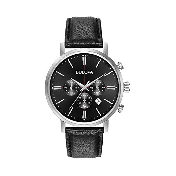 ブローバ 腕時計 ウォッチ BULOVA 96B262 時計 クラシック クロノグラフ メンズ 男性用 Bulova Classic Chronograph Mens Stainless Steel with Black Leather Strap, Silver-Tone (Model: 96B262) 人気の ブローバ 腕時計 はこちら ■海外より直輸入品となりますので、外箱に小傷・破れ等がある場合がございます。 　本体には影響ございませんので、予めご容赦ください。 ■携帯からの注文の際【納期目安】が表示されない場合もございます。 　納期の表示が確認出来ない商品に関しましては、お手数ですが、PCページより【納期目安】の確認をお願いします。 　また、携帯からのご注文のお客様は携帯電話の受信設定（フィルター）を必ずご確認下さいますようお願いいたします。ブローバ 腕時計 ウォッチ BULOVA 96B262 時計 クラシック クロノグラフ メンズ 男性用 Bulova Classic Chronograph Mens Stainless Steel with Black Leather Strap, Silver-Tone (Model: 96B262) ブランドBulova製品型番96B262パート ナンバー96B262モデル年式2019形状Roundウィンドウ素材Mineralディスプレイ タイプAnalogクラスプ(留金)Buckleケース素材Stainless Steelケース直径41 millimetersケース厚10.6 millimetersバンド素材Leatherバンドサイズ9.25 inchesバンド幅20 millimetersバンドカラーBlackダイヤルカラーBlackベゼル素材Stainless Steelベゼル機能StationaryカレンダーDate重さ1.9 OuncesムーブメントQuartz防水機能100 Feet ◆ 様々なギフトシーンにぴったりの商品を豊富に取り揃えております ◆プレゼント　ギフト　クリスマス　母の日　父の日　記念日　誕生日　お誕生日　誕生日プレゼント　敬老の日　記念品　結婚記念日　メモリアルギフト　お祝い　出産祝い　結婚式　結婚祝い　御祝　披露宴　引き出物　引出物　ウェディングギフト　ブライダルギフト　景品　賞品　コンペ景品　ゴルフコンペ　粗品　お中元　御中元　お歳暮　御歳暮　残暑見舞い　引越し　引っ越し祝い　引越し祝い　贈答品　入園祝い　入学祝い　卒業祝い　成人式　就職祝い　昇進祝い　定年退職記念　還暦祝い　卒業記念品　内祝　お返し　お礼　御礼　お祝い返し