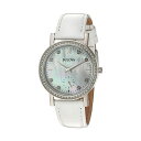 u[o rv EHb` BULOVA 96L245 v fB[X p Bulova Women's 96L245 Swarovski Crystal White Strap Watch