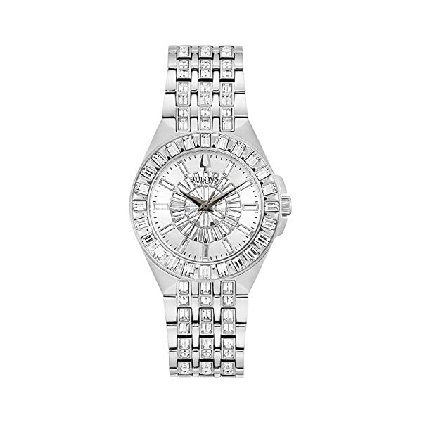 ブローバ 腕時計 ウォッチ BULOVA 96L278 時計 クォーツ レディース 女性用 Bulova Crystal Quartz Ladies Watch, Stainless Steel , Silver-Tone (Model: 96L278)