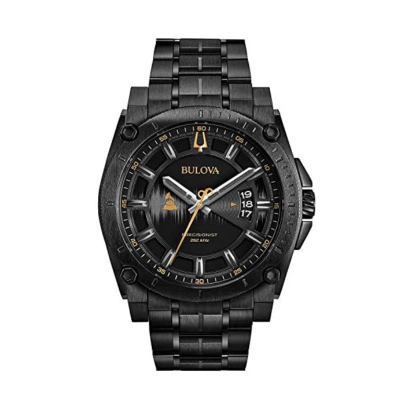 ブローバ 腕時計 ウォッチ BULOVA 98B295 時計 クォーツ メンズ 男性用 Bulova Grammy Quartz Mens Watch, Stainless Steel , Black (Model: 98B295)
