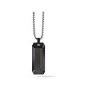 u[o lbNX `[J[ rv ANZT[ ObY v[g BULOVA J98N004 vVWjXg Y jp Bulova Mens Precisionist Black-ion Plated Stainless Steel Pendant Necklace with Brown Diamond Accent (Model J98N004)