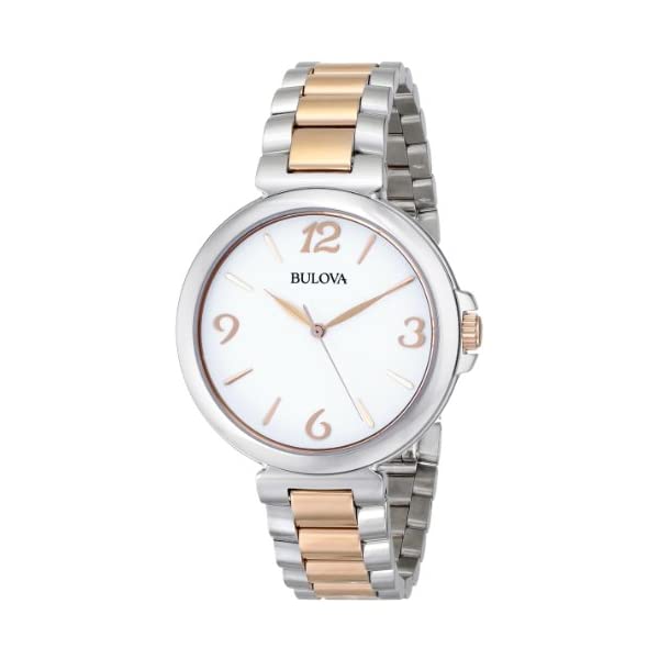 ブローバ 腕時計 ウォッチ BULOVA 98L195 時計 アナログ クォーツ レディース 女性用 Bulova Women's 98L195 Analog Display Japanese Quartz Two Tone Watch