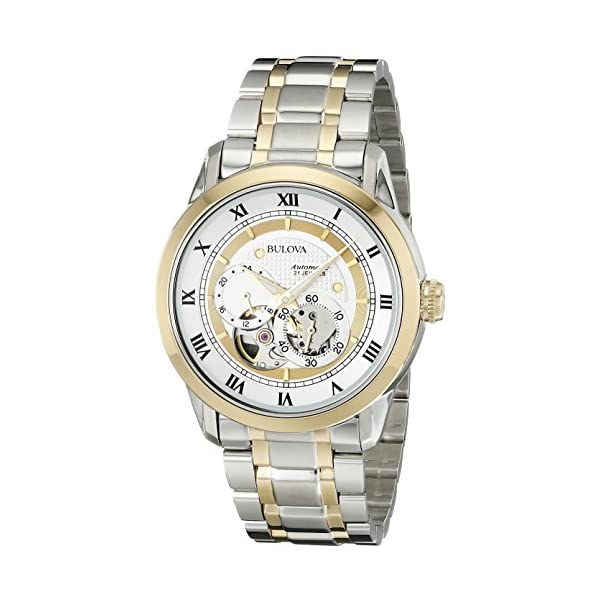 ブローバ 腕時計 ウォッチ BULOVA 98A123 時計 オートマチック 自動巻き メンズ 男性用 Bulova Men's 98A123 BVA-SERIES Two-Tone Stainless Steel Automatic Bracelet Watch