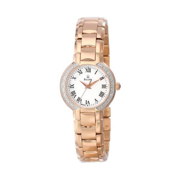 ブローバ 腕時計 ウォッチ BULOVA 98R156 時計 クラシック レディース 女性用 Bulova Women's 98R156 Classic Round Diamond Accented Watch