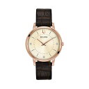 ブローバ 腕時計 ウォッチ BULOVA 97P122 時計 クォーツ レディース 女性用 Bulova Women's Diamonds Stainless Steel Quartz Watch with Leather-Crocodile Strap, Brown, 16 (Model: 97P122)(2)