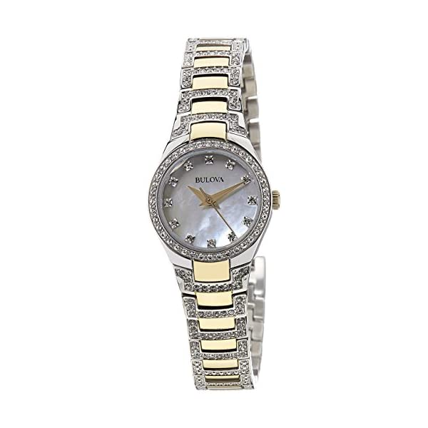 ブローバ 腕時計 ウォッチ BULOVA 98L198 時計 アナログ クォーツ レディース 女性用 Bulova Women's 98L198 Analog Display Japanese Quartz Two Tone Watch