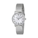 ブローバ 腕時計 ウォッチ BULOVA 43L170 時計 キャラベル ニューヨーク レディース 女性用 Bulova Women 039 s 43L170 Caravelle New York Crystal-Accented Stainless Steel Watch with Mesh Bracelet