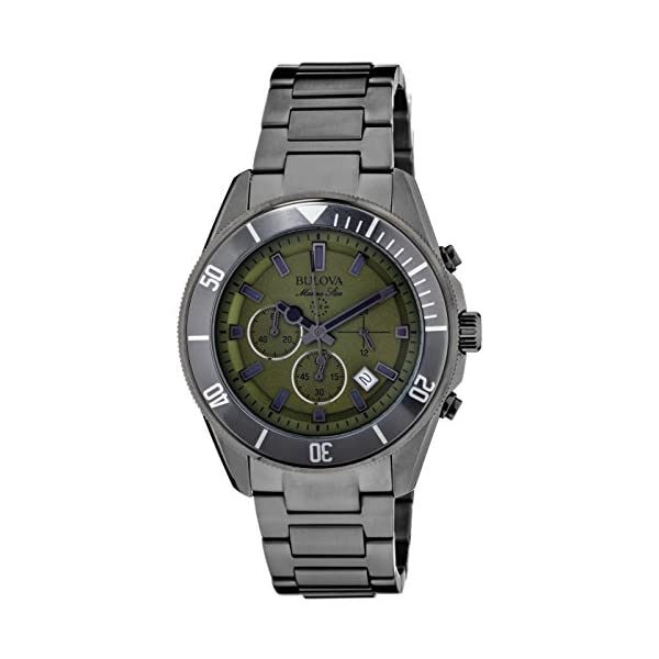 ブローバ 腕時計 ウォッチ BULOVA 98B206 時計 アナログ クォーツ メンズ 男性用 Bulova Men's 98B206 Analog Display Japanese Quartz Grey Watch