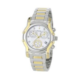 ブローバ 腕時計 ウォッチ BULOVA 98P120 時計 クロノグラフ レディース 女性用 Bulova Women's 98P120 Wintermoor Two-Tone Diamond Chronograph Watch