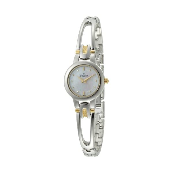 ブローバ 腕時計 ウォッチ BULOVA 98L141 時計 レディース 女性用 Bulova Women's 98L141 Mother-Of-Pearl Dial Bracelet Watch