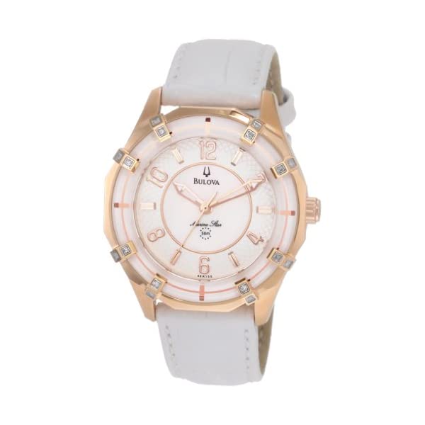 ブローバ 腕時計 ウォッチ BULOVA 98R150 時計 マリンスター レディース 女性用 Bulova Women's 98R150 Solano Marine Star Leather strap Watch