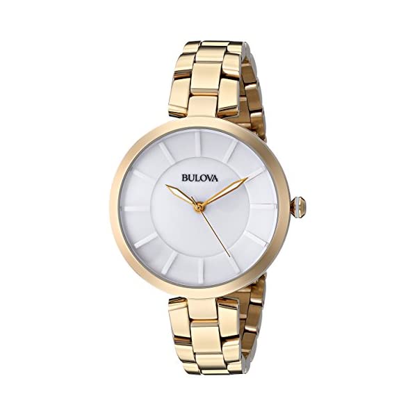 ブローバ 腕時計 ウォッチ BULOVA 97L142 時計 アナログ クォーツ レディース 女性用 Bulova Women's 97L142 Analog Display Japanese Quartz Yellow Watch 人気の ブローバ 腕時計 はこちら ■海外より直輸入品となりますので、外箱に小傷・破れ等がある場合がございます。 　本体には影響ございませんので、予めご容赦ください。 ■携帯からの注文の際【納期目安】が表示されない場合もございます。 　納期の表示が確認出来ない商品に関しましては、お手数ですが、PCページより【納期目安】の確認をお願いします。 　また、携帯からのご注文のお客様は携帯電話の受信設定（フィルター）を必ずご確認下さいますようお願いいたします。ブローバ 腕時計 ウォッチ BULOVA 97L142 時計 アナログ クォーツ レディース 女性用 Bulova Women's 97L142 Analog Display Japanese Quartz Yellow Watch ブランドBulova製品型番97L142パート ナンバー97L142モデル年式2014形状Roundウィンドウ素材Mineralディスプレイ タイプAnalogクラスプ(留金)Push Button Deployment クラスプ(留金)ケース素材Stainless Steelケース直径38 millimetersケース厚8 millimetersバンド素材Stainless SteelバンドサイズWomen's Standardバンド幅16 millimetersバンドカラーYellowダイヤルカラーWhiteベゼル素材Stainless Steelベゼル機能Stationary重さ3.4 OuncesムーブメントJapanese Quartz防水機能99 Feet ◆ 様々なギフトシーンにぴったりの商品を豊富に取り揃えております ◆プレゼント　ギフト　クリスマス　母の日　父の日　記念日　誕生日　お誕生日　誕生日プレゼント　敬老の日　記念品　結婚記念日　メモリアルギフト　お祝い　出産祝い　結婚式　結婚祝い　御祝　披露宴　引き出物　引出物　ウェディングギフト　ブライダルギフト　景品　賞品　コンペ景品　ゴルフコンペ　粗品　お中元　御中元　お歳暮　御歳暮　残暑見舞い　引越し　引っ越し祝い　引越し祝い　贈答品　入園祝い　入学祝い　卒業祝い　成人式　就職祝い　昇進祝い　定年退職記念　還暦祝い　卒業記念品　内祝　お返し　お礼　御礼　お祝い返し