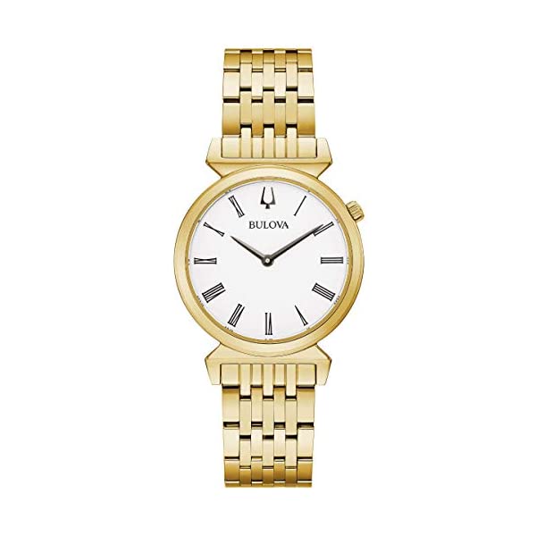 ブローバ 腕時計 ウォッチ BULOVA 97L161 時計 レディース 女性用 Bulova Regatta Womens Gold Tone Stainless Steel Bracelet Watch-97L161
