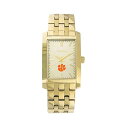 ブローバ 腕時計 ウォッチ BULOVA 時計 メンズ 男性用 Bulova Men's Clemson University Tigers Gold Rectangle Watch