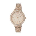 ブローバ 腕時計 ウォッチ BULOVA 44L125 時計 キャラベル ニューヨーク レディース 女性用 Caravelle New York Women 039 s 44L125 Swarvoski Crystal Rose Gold Tone Watch