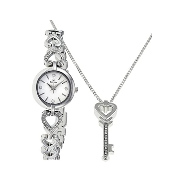 ブローバ 腕時計 ウォッチ BULOVA 時計 レディース 女性用 Bulova Ladies Box Set Necklace and Watch 96X114 人気の ブローバ 腕時計 はこちら ■海外より直輸入品となりますので、外箱に小傷・破れ等がある場合がございます。 　本体には影響ございませんので、予めご容赦ください。 ■携帯からの注文の際【納期目安】が表示されない場合もございます。 　納期の表示が確認出来ない商品に関しましては、お手数ですが、PCページより【納期目安】の確認をお願いします。 　また、携帯からのご注文のお客様は携帯電話の受信設定（フィルター）を必ずご確認下さいますようお願いいたします。ブローバ 腕時計 ウォッチ BULOVA 時計 レディース 女性用 Bulova Ladies Box Set Necklace and Watch 96X114 ブランドBulovaパート ナンバー96X114形状Roundディスプレイ タイプAnalogケース直径22 millimetersバンド幅22 millimetersバンドカラーSilver特別機能Bulova Ladies Gray Box Set Necklace and Watch 96X114防水機能30 Meters ◆ 様々なギフトシーンにぴったりの商品を豊富に取り揃えております ◆プレゼント　ギフト　クリスマス　母の日　父の日　記念日　誕生日　お誕生日　誕生日プレゼント　敬老の日　記念品　結婚記念日　メモリアルギフト　お祝い　出産祝い　結婚式　結婚祝い　御祝　披露宴　引き出物　引出物　ウェディングギフト　ブライダルギフト　景品　賞品　コンペ景品　ゴルフコンペ　粗品　お中元　御中元　お歳暮　御歳暮　残暑見舞い　引越し　引っ越し祝い　引越し祝い　贈答品　入園祝い　入学祝い　卒業祝い　成人式　就職祝い　昇進祝い　定年退職記念　還暦祝い　卒業記念品　内祝　お返し　お礼　御礼　お祝い返し
