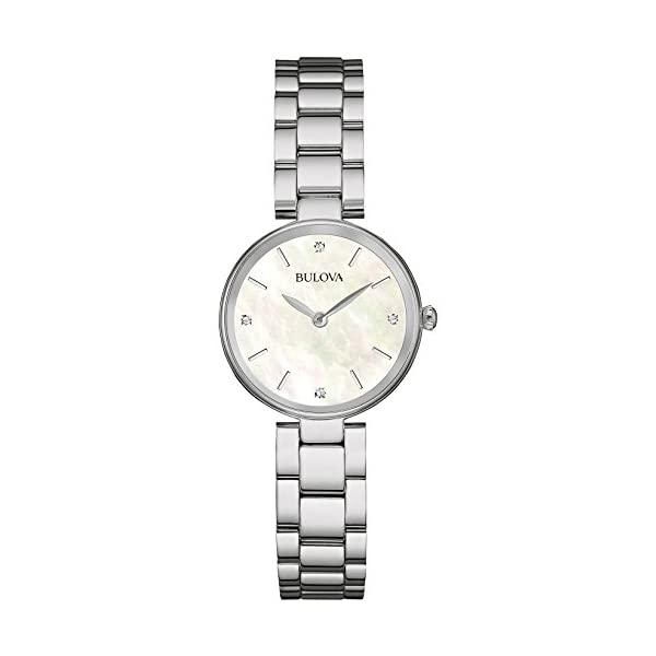 BVLGARI - ブローバ 腕時計 ウォッチ BULOVA 96S159 時計 クォーツ レディース 女性用 Bulova Women's 96S159 Silver Stainless-Steel Quartz Watch