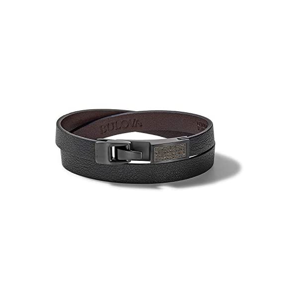 i-selection���㤨��֥֥����� �֥쥹��å� �Х󥰥� �ӻ��� ���������꡼ ���å� �ץ쥼��� BULOVA J98B002L �ץ쥷����˥��� ��� ������ Bulova Mens Precisionist Large Black Leather Double-Wrap Bracelet with Brown Diamond Accents (Model J98B002L�פβ����Ǥ������ʤ�29,210�ߤˤʤ�ޤ���