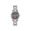 ブローバ 腕時計 ウォッチ BULOVA 時計 レディース 女性用 Bulova Women 039 s Auburn University Tigers Watch Black/Silver Watch