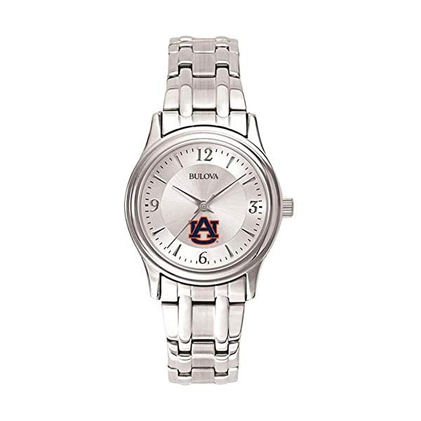 ブローバ 腕時計 ウォッチ BULOVA 時計 レディース 女性用 Bulova Women's Auburn University Tigers Watch Silver Circle II