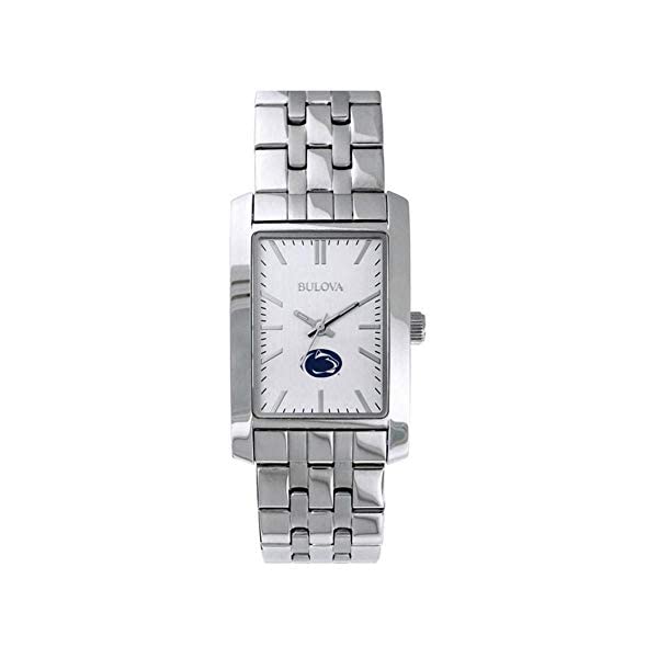 CARTIER - ブローバ 腕時計 ウォッチ BULOVA 時計 レディース 女性用 Bulova Women's Penn State University Silver Rectangle Watch
