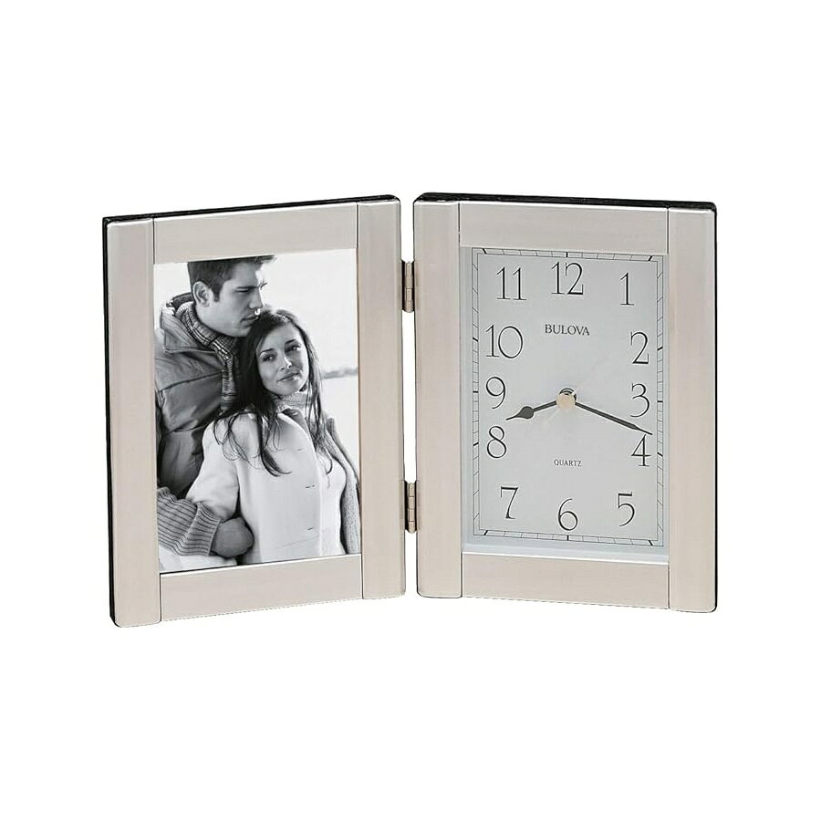 ブローバ 置時計 B1275 フォルテ II ピクチャーフレームクロック Bulova B1275 Forte II Picture Frame Clock