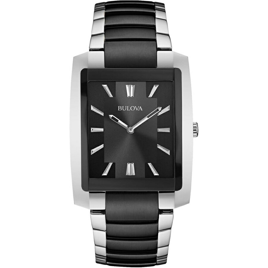 他の ブローバ はこちら Bulova Men's Classic Rectangle 2-Hand Quartz Watchブローバ メンズ クラシック レクタングル 2 針クォーツ時計発送までの目安5〜15日　営業日以内に発送※12月、連休等は物流が混雑し、遅延する場合がございます。予めご了承ください。 商　品　情　報 メーカー Bulova 商品名（英語） Bulova Men's Classic Rectangle 2-Hand Quartz Watch 商品名（翻訳） ブローバ メンズ クラシック レクタングル 2 針クォーツ時計 商品詳細 ・ブローバ メンズ クラシック コレクションから、ヴィンテージ デザインにインスピレーションを得たクラシック ウォッチは、常にスタイリッシュでテーラードで控えめな外観を実現しています。・2 針クォーツ ムーブメント・ツートン カラーのブラック イオン メッキ ステンレススチール・金属化湾曲ミネラル クリスタル・30M 耐水性、3 年間の限定保証 ※メーカーより頂いた商品説明を翻訳しております。翻訳による差異はご了承ください。 ◆ 様々なギフトシーンにぴったりの商品を豊富に取り揃えております ◆ プレゼント　ギフト　クリスマス　母の日　父の日　記念日　誕生日　お誕生日　誕生日プレゼント　敬老の日　記念品　結婚記念日　メモリアルギフト　お祝い　出産祝い　結婚式　結婚祝い　御祝　披露宴　引き出物　引出物　ウェディングギフト　ブライダルギフト　景品　賞品　コンペ景品　ゴルフコンペ　粗品　お中元　御中元　お歳暮　御歳暮　残暑見舞い　引越し　引っ越し祝い　引越し祝い　贈答品　入園祝い　入学祝い　卒業祝い　成人式　就職祝い　昇進祝い　定年退職記念　還暦祝い　卒業記念品　内祝　お返し　お礼　御礼　お祝い返し