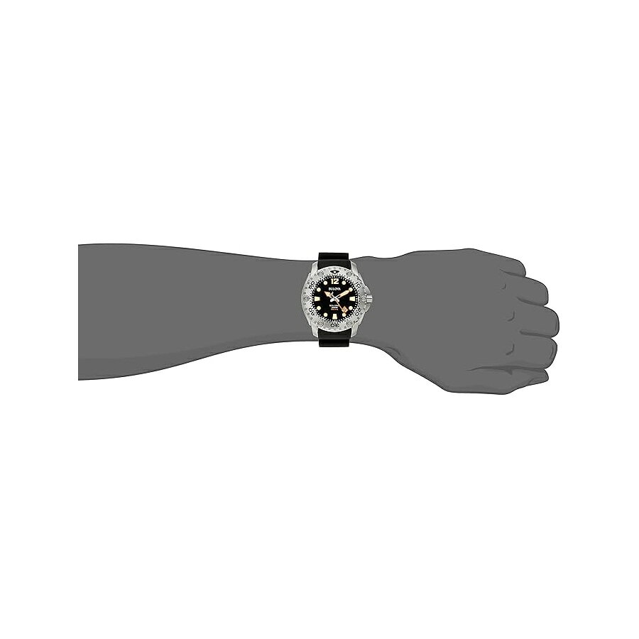 ブローバ 腕時計 ウォッチ メンズ 96B228 シーキング アナログディスプレイ 日本製クォーツ ブラック Bulova Me i-selection-10147612 i-selection サンプル画像2