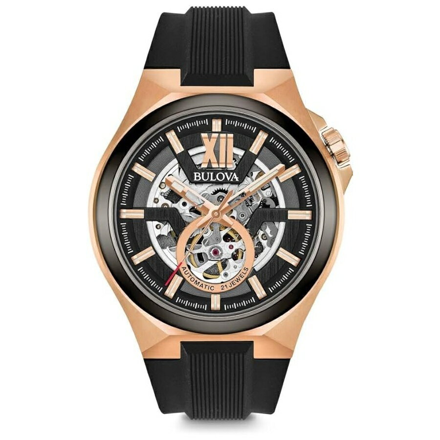 ブローバ 腕時計 ウォッチ メンズ クラシック マキナ 自動オープン アパーチャー ウォッチ Bulova Men's Classic Maquina Automatic Open Aperture Watch(2.0)