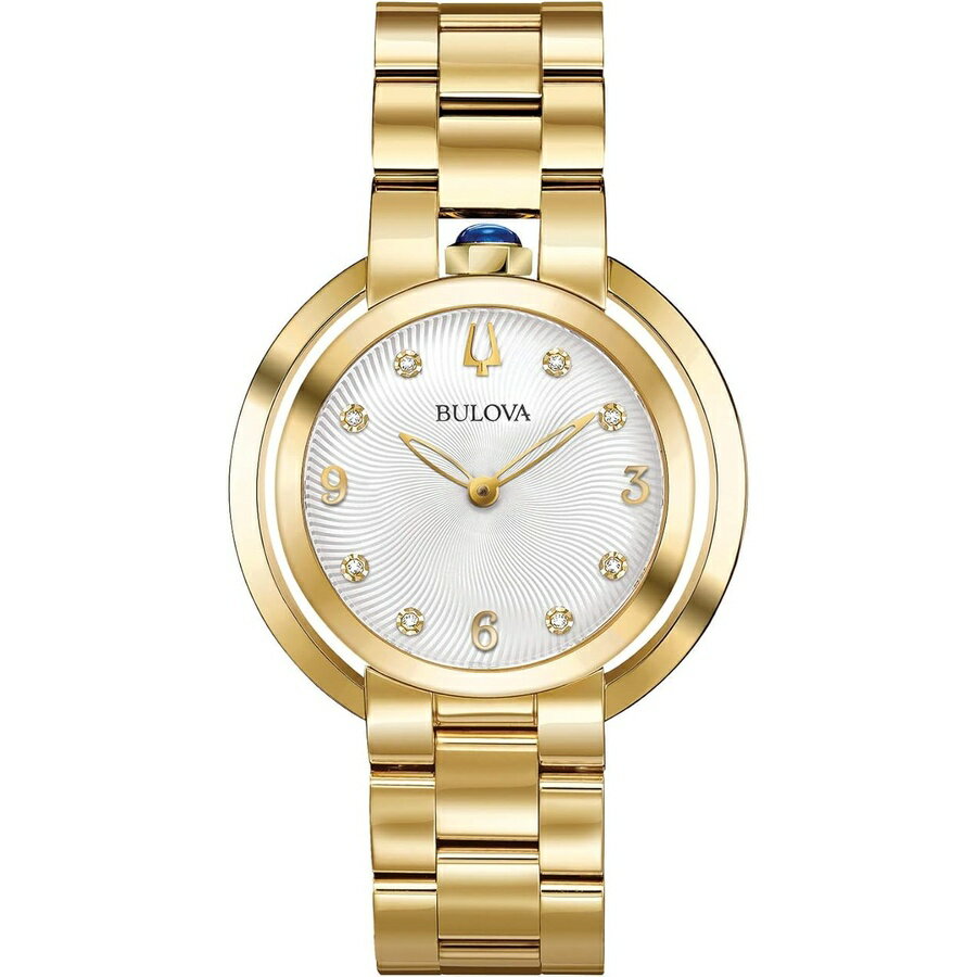 Other - ブローバ 腕時計 ウォッチ レディース ルバイヤート ダイヤモンド ダイヤル ステンレススチール ウォッチ Bulova Ladies Rubaiyat Diamond Dial Stainless Steel Watch