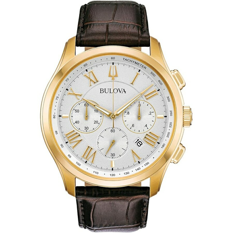 他の ブローバ はこちら Bulova Men's Classic Wilton Brown Leather Strap Watch 46.5mm - 97B169ブローバ メンズ クラシック ウィルトン ブラウン レザー ストラップ ウォッチ 46.5mm - 97B169発送までの目安5〜15日　営業日以内に発送※12月、連休等は物流が混雑し、遅延する場合がございます。予めご了承ください。 商　品　情　報 メーカー Bulova 商品名（英語） Bulova Men's Classic Wilton Brown Leather Strap Watch 46.5mm - 97B169 商品名（翻訳） ブローバ メンズ クラシック ウィルトン ブラウン レザー ストラップ ウォッチ 46.5mm - 97B169 商品詳細 ・ヴィンテージ デザインにインスピレーションを得たブローバ メンズ クラシック コレクションのクラシック ウォッチは、常にスタイリッシュでテーラードで控えめな外観を実現しています。・6 針、1/20 秒クロノグラフ、最大 60 分計測、カレンダー、小秒針・ゴールドトーンのステンレススチール・ドーム型ミネラルクリスタル・30M 耐水性、3 年間の限定保証 ※メーカーより頂いた商品説明を翻訳しております。翻訳による差異はご了承ください。 ◆ 様々なギフトシーンにぴったりの商品を豊富に取り揃えております ◆ プレゼント　ギフト　クリスマス　母の日　父の日　記念日　誕生日　お誕生日　誕生日プレゼント　敬老の日　記念品　結婚記念日　メモリアルギフト　お祝い　出産祝い　結婚式　結婚祝い　御祝　披露宴　引き出物　引出物　ウェディングギフト　ブライダルギフト　景品　賞品　コンペ景品　ゴルフコンペ　粗品　お中元　御中元　お歳暮　御歳暮　残暑見舞い　引越し　引っ越し祝い　引越し祝い　贈答品　入園祝い　入学祝い　卒業祝い　成人式　就職祝い　昇進祝い　定年退職記念　還暦祝い　卒業記念品　内祝　お返し　お礼　御礼　お祝い返し