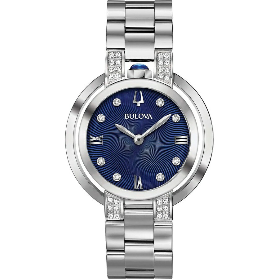 他の ブローバ はこちら Bulova Ladies' Rubaiyat Diamond Stainless Steel 2-Hand Quartz Watch, Blue Dial and Sapphire Crystal Style: 96R225ブローバ レディース ルバイヤート ダイヤモンド ステンレススチール 2 針クォーツ時計、ブルーダイヤル、サファイアクリスタル スタイル: 96R225発送までの目安5〜15日　営業日以内に発送※12月、連休等は物流が混雑し、遅延する場合がございます。予めご了承ください。 商　品　情　報 メーカー Bulova Corporation 商品名（英語） Bulova Ladies' Rubaiyat Diamond Stainless Steel 2-Hand Quartz Watch, Blue Dial and Sapphire Crystal Style: 96R225 商品名（翻訳） ブローバ レディース ルバイヤート ダイヤモンド ステンレススチール 2 針クォーツ時計、ブルーダイヤル、サファイアクリスタル スタイル: 96R225 商品詳細 ・1 世紀を経て誕生した伝説のスタイル、ルバイヤートは、1917 年にブローバが初めて女性に焦点を当てた時計デザインを世界に紹介するために選んだ詩的な意味を持つ名前です。・100 年経った今でも、私たちは力強い女性らしさという長年のルーツを誇りに思っています。今日のコレクションは、モダンなデザインと真の職人技の芸術性を融合させています。 2針クォーツムーブメント・シルバートーンのステンレススチール・ダイヤルに個別に手作業でセットされた36個のダイヤモンドアクセントとダブルカーブサファイアクリスタル・30M防水、3年間の限定保証 ※メーカーより頂いた商品説明を翻訳しております。翻訳による差異はご了承ください。 ◆ 様々なギフトシーンにぴったりの商品を豊富に取り揃えております ◆ プレゼント　ギフト　クリスマス　母の日　父の日　記念日　誕生日　お誕生日　誕生日プレゼント　敬老の日　記念品　結婚記念日　メモリアルギフト　お祝い　出産祝い　結婚式　結婚祝い　御祝　披露宴　引き出物　引出物　ウェディングギフト　ブライダルギフト　景品　賞品　コンペ景品　ゴルフコンペ　粗品　お中元　御中元　お歳暮　御歳暮　残暑見舞い　引越し　引っ越し祝い　引越し祝い　贈答品　入園祝い　入学祝い　卒業祝い　成人式　就職祝い　昇進祝い　定年退職記念　還暦祝い　卒業記念品　内祝　お返し　お礼　御礼　お祝い返し