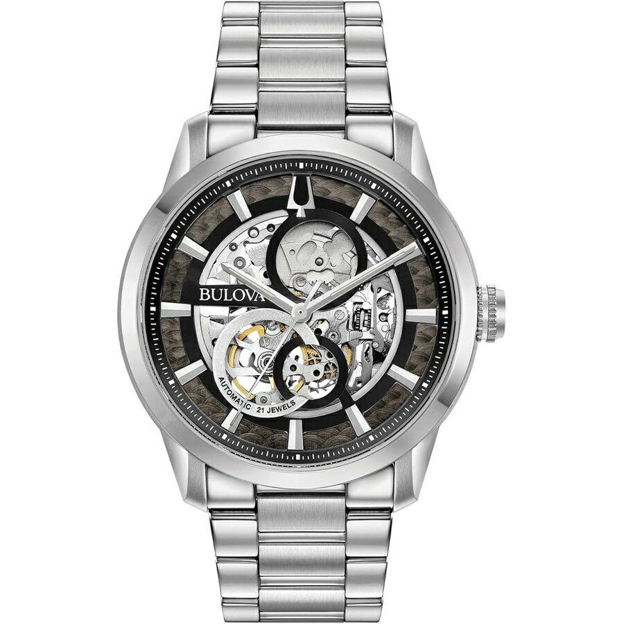 ブローバ 腕時計 ウォッチ メンズ クラシック サットン 自動巻き ステンレススチール ブレスレット ウォッチ Bulova Mens Classic Sutton Automatic Stainless Steel Bracelet Watch