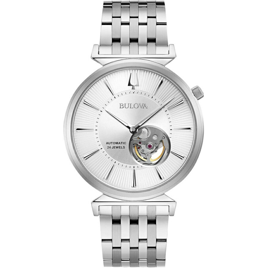 ブローバ 腕時計 ウォッチ メンズ クラシック レガッタ スリム オートマチック ストラップ 96A234 Bulova Men's Classic Regatta Slim Automatic Strap 96A234