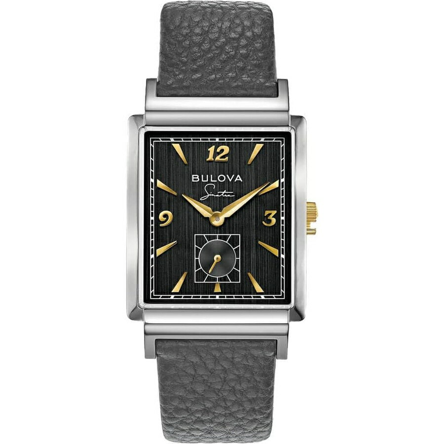 ブローバ 腕時計 ウォッチ メンズ フランク シナトラ マイ ウェイ レザーストラップ ウォッチ Bulova Men's Frank Sinatra My Way Leather Strap Watch