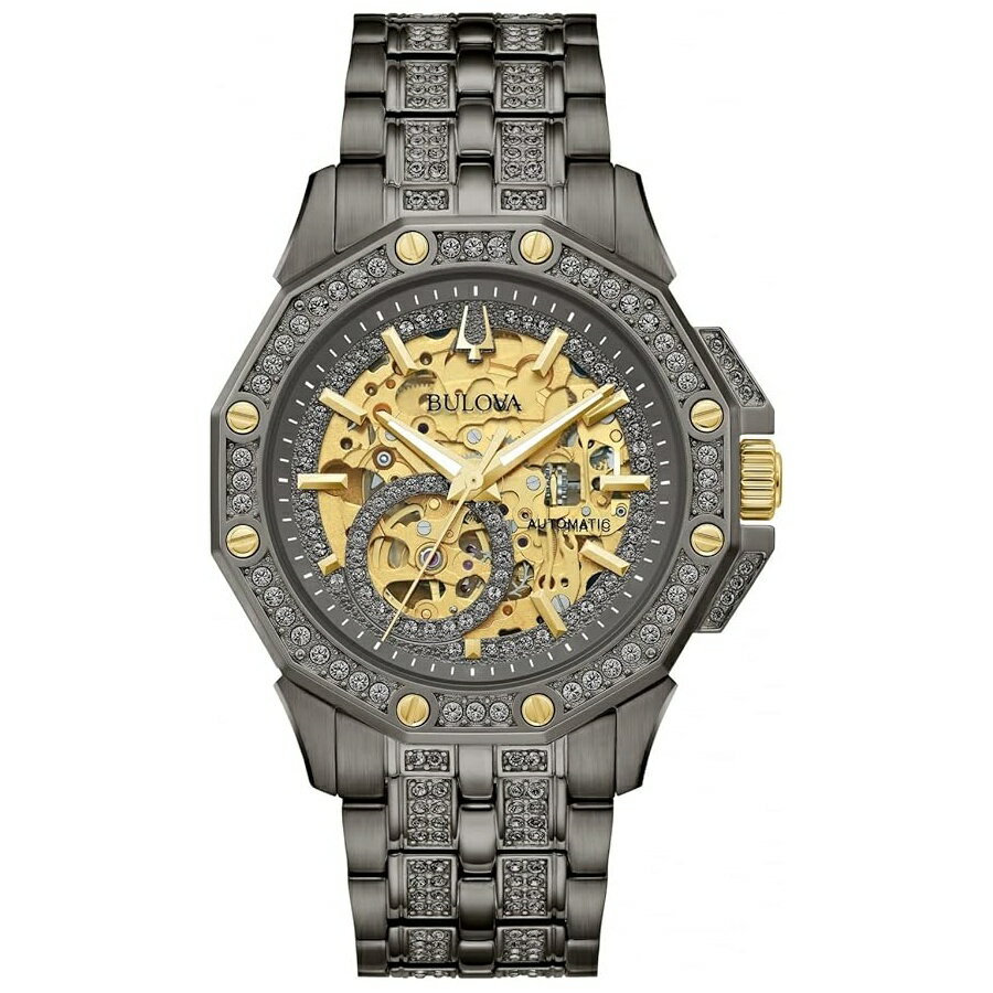 ブローバ 腕時計 ウォッチ オートマティック ウォッチ 98A293 グレー std エレガント Bulova Automatic Watch 98A293, Grey, std, Elegant
