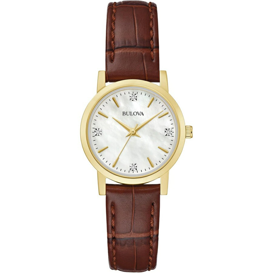 ブローバ 腕時計 ウォッチ クラシック クォーツ レディース ウォッチ ステンレススチール ダイヤモンド Bulova Classic Quartz Ladies Watch, Stainless Steel Diamond