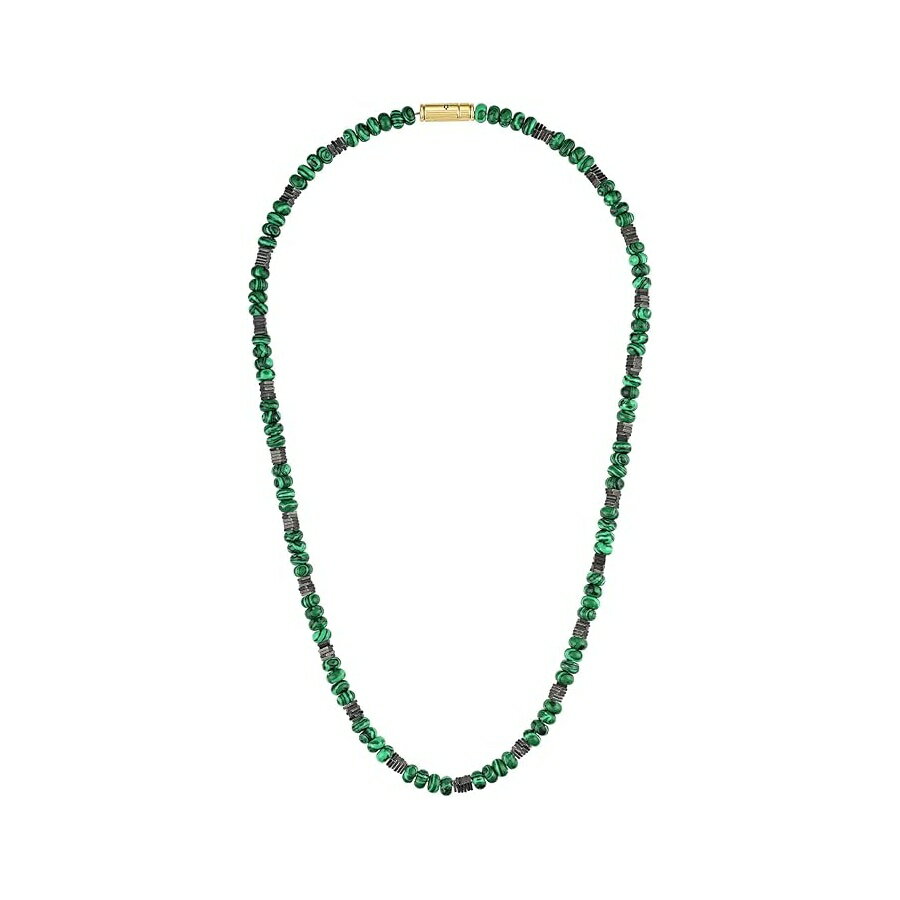 ブローバ メンズ ジュエリー クラシック セミプレシャス ビーズ ネックレス Bulova Men's Jewelry Classic Semi-Precious Beaded Necklace