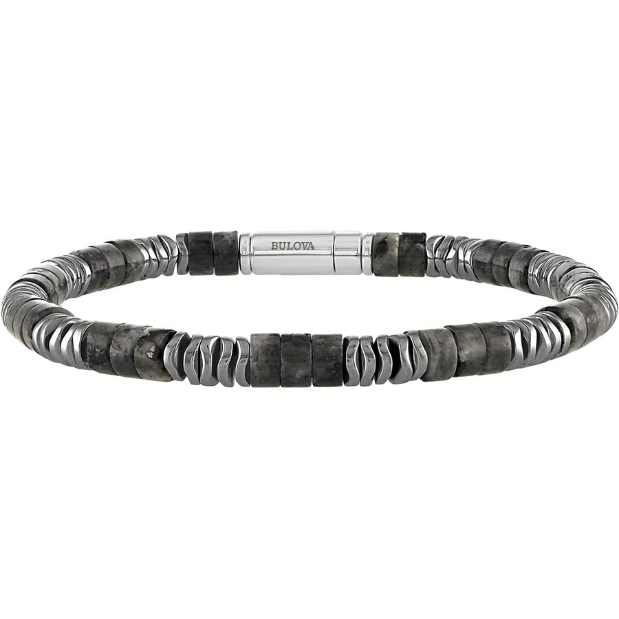 他の ブローバ はこちら Bulova Jewelry Men's Classic Cylinder Shaped Labradorite and Wavy Stacked Hematite Beaded Bracelet, Length 8.5" Style:BVB1026-WSBFブローバ ジュエリー メンズ クラシック シリンダー型 ラブラドライトと波状の積み重ねヘマタイト ビーズ ブレスレット、長さ 8.5 インチ スタイル:BVB1026-WSBF発送までの目安5〜15日　営業日以内に発送※12月、連休等は物流が混雑し、遅延する場合がございます。予めご了承ください。 商　品　情　報 メーカー Bulova 商品名（英語） Bulova Jewelry Men's Classic Cylinder Shaped Labradorite and Wavy Stacked Hematite Beaded Bracelet, Length 8.5" Style:BVB1026-WSBF 商品名（翻訳） ブローバ ジュエリー メンズ クラシック シリンダー型 ラブラドライトと波状の積み重ねヘマタイト ビーズ ブレスレット、長さ 8.5 インチ スタイル:BVB1026-WSBF 商品詳細 ・ジュエリー作りのルーツを復活させ、当社の主要なタイムピースデザインからインスピレーションを受け、最高級の素材から作られたメンズジュエリーのコレクションを作りました。・デザイン: 波状に積み重ねられたヘマタイトディスクの部分が交互に配置されたラブラドライト製、長さ8.5インチの単色の円柱型ビーズブレスレットで、ロジウムメッキスターリングシルバーの磁気シリンダークラスプで作られています。・特徴:ラブラドライトは、精神的な明晰さを高め、変革をもたらすと信じられている神秘的な石です。 ※メーカーより頂いた商品説明を翻訳しております。翻訳による差異はご了承ください。 ◆ 様々なギフトシーンにぴったりの商品を豊富に取り揃えております ◆ プレゼント　ギフト　クリスマス　母の日　父の日　記念日　誕生日　お誕生日　誕生日プレゼント　敬老の日　記念品　結婚記念日　メモリアルギフト　お祝い　出産祝い　結婚式　結婚祝い　御祝　披露宴　引き出物　引出物　ウェディングギフト　ブライダルギフト　景品　賞品　コンペ景品　ゴルフコンペ　粗品　お中元　御中元　お歳暮　御歳暮　残暑見舞い　引越し　引っ越し祝い　引越し祝い　贈答品　入園祝い　入学祝い　卒業祝い　成人式　就職祝い　昇進祝い　定年退職記念　還暦祝い　卒業記念品　内祝　お返し　お礼　御礼　お祝い返し