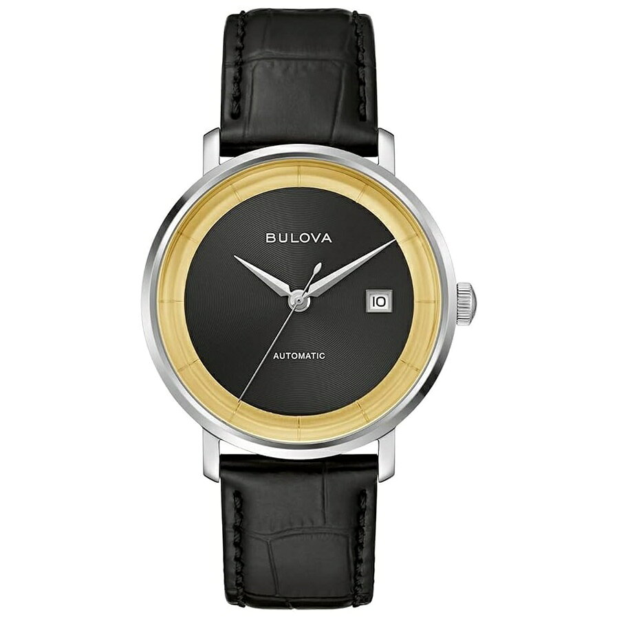 ブローバ 腕時計 ウォッチ アナログ 96B406 ブラック/ホワイト ストリップ BULOVA Analog 96B406, Black/White, Strip